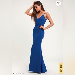 Lulus blue prom dress